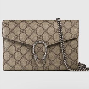 Gucci Dionysus wallet in chain WOC